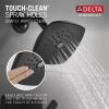 imageDelta Faucet Ashlyn 17 Series Matte Black Shower Faucet Tub and Shower Trim Kit with SingleSpray TouchClean Matte Black Shower Head Matte Black T17264BL Valve Not Included