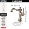 imageDelta Faucet Cassidy Pull Down Bathroom Faucet Bathroom Pull Out Faucet Brushed Nickel Single Hole Bathroom Faucet with Pull Down Bathroom Sink Faucet with Magnetic Dock Stainless 597SSPDDSTStainless