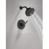 imageDelta Faucet Galeon Single Handle Matte Black Shower Faucet with H2Okinetic Shower Head Black Shower Faucet Set Matte Black Shower Trim Kit Matte Black T14272BL Valve Not IncludedMatte Black