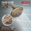 imageDelta Faucet Lahara 17 Series DualFunction Shower Faucet Set Brushed Nickel 5Spray TouchClean Shower Head Delta Shower Trim Kit Stainless T17238SS Valve Not IncludedChampagne Bronze