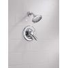imageDelta Faucet Lahara 17 Series DualFunction Shower Faucet Set Brushed Nickel 5Spray TouchClean Shower Head Delta Shower Trim Kit Stainless T17238SS Valve Not IncludedChrome