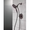 imageDelta Faucet Linden 17 Series DualFunction Shower Faucet Shower Trim Kit with 4Spray In2ition 2in1 Dual Hand Held Shower Head with Hose Venetian Bronze T17294RBI Valve Not IncludedVenetian Bronze