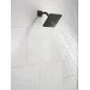 imageDelta Faucet Modern 5inch SingleSpray Shower Head Black Square Shower Head High Pressure Shower Head 175 GPM Flow Rate Matte Black RP101846BLMatte Black