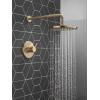 imageDelta Faucet Modern Raincan Round SingleFunction Shower Valve Trim Kit Gold Shower Faucet Set Rainfall Shower Head Gold Delta Shower Kit Champagne Bronze T14269CZPP Valve Not IncludedChampagne Bronze