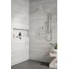 imageDelta Faucet Pivotal 3Setting Brushed Nickel Shower System Including Shower Head Slide Bar Handheld Shower Shower Handle Shower Diverter and Shower Valve Kit Lumicoat Stainless