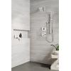 imageDelta Faucet Pivotal 3Setting Chrome Shower System Including Chrome Shower Head Slide Bar Handheld Shower Shower Handle Shower Diverter and Shower Valve Kit Delta Shower Trim Kit Lumicoat Chrome