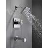 imageDelta Faucet RP70171BL Shower Head with H2O Kinetic Technology Matte Black  175 GPM Water FlowChrome