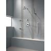imageDelta Faucet RP70171BL Shower Head with H2O Kinetic Technology Matte Black  175 GPM Water FlowSpotshield Stainless