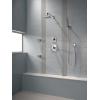 imageDelta Faucet RP70171BL Shower Head with H2O Kinetic Technology Matte Black  175 GPM Water FlowSpotshield Stainless