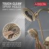 imageDelta Faucet Saylor 17 Series Black Tub and Shower Faucet Combo with In2ition 2in1 Shower Head with Handheld Spray Bathtub Faucet Set Tub Faucet Set Matte Black T17435BLI Valve Not IncludedChampagne Bronze