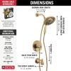 imageDelta Faucet Saylor 17 Series Black Tub and Shower Faucet Combo with In2ition 2in1 Shower Head with Handheld Spray Bathtub Faucet Set Tub Faucet Set Matte Black T17435BLI Valve Not IncludedChampagne Bronze