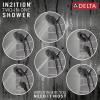 imageDelta Faucet Saylor 17 Series Gold Shower Valve Trim Kit with In2ition 2in1 Shower Head with Handheld Spray Shower Faucet Shower Head and Handle Champagne Bronze T17235CZI Valve Not IncludedMatte Black