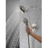 imageDelta Faucet Saylor 17 Series Gold Shower Valve Trim Kit with In2ition 2in1 Shower Head with Handheld Spray Shower Faucet Shower Head and Handle Champagne Bronze T17235CZI Valve Not IncludedBrushed Nickel