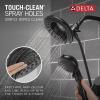 imageDelta Faucet Saylor 17 Series Gold Shower Valve Trim Kit with In2ition 2in1 Shower Head with Handheld Spray Shower Faucet Shower Head and Handle Champagne Bronze T17235CZI Valve Not IncludedMatte Black