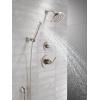 imageDelta Faucet Saylor 3Setting Brushed Nickel Shower System Including Shower Head Handheld Shower Shower Handle Shower Diverter and Shower Valve Kit Delta Shower Trim Kit Stainless