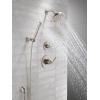 imageDelta Faucet Saylor 3Setting Brushed Nickel Shower System Including Shower Head Handheld Shower Shower Handle Shower Diverter and Shower Valve Kit Delta Shower Trim Kit Stainless