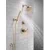 imageDelta Faucet Saylor 3Setting Gold Shower System Including Shower Head Handheld Shower Shower Handle Shower Diverter and Shower Valve Kit Delta Shower Trim Kit Champagne Bronze