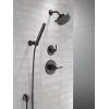 imageDelta Faucet Saylor 3Setting Matte Black Shower System Including Shower Head Handheld Shower Shower Handle Shower Diverter and Shower Valve Kit Delta Shower Trim Kit Matte Black