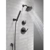 imageDelta Faucet Saylor 3Setting Matte Black Shower System Including Shower Head Handheld Shower Shower Handle Shower Diverter and Shower Valve Kit Delta Shower Trim Kit Matte Black