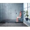 imageDelta Faucet Steam System Wall Mounted FoldUp Wood Seat Brushed Nickel Foldable Shower Seat Lumicoat Stainless 5SESBS6SSPR