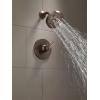imageDelta Faucet Trinsic 14 Series SingleFunction Shower Faucet Set SingleSpray H2Okinetic Shower Head Gold Shower Faucet Delta Shower Trim Kit Champagne Bronze T14259CZ Valve Not Included