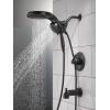 imageDelta Faucet Trinsic 14 Series SingleHandle Delta Shower Trim Kit Matte Black Shower Fixture Matte Black T14459BLLHD Shower Head ampamp Valve Sold Separately