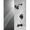 imageDelta Faucet Trinsic 14 Series SingleHandle Delta Shower Trim Kit Matte Black Shower Fixture Matte Black T14459BLLHD Shower Head ampamp Valve Sold Separately
