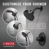 imageDelta Faucet Trinsic 14 Series SingleHandle Delta Shower Trim Kit Matte Black Shower Fixture Matte Black T14459BLLHD Shower Head ampamp Valve Sold Separately