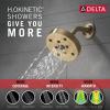 imageDelta Faucet Trinsic 3Setting Gold Shower System Including Gold Shower Head WallMount Handheld Shower Shower Handle Shower Diverter and Shower Valve Kit Delta Shower Trim Kit Champagne Bronze