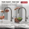 imageDelta Faucet Trinsic Touch Kitchen Faucet with Touchless Technology Kitchen Faucet with Pull Down Sprayer Chrome Kitchen Sink Faucet Touchless Kitchen Faucet Chrome 9159TLDSTBlack Stainless