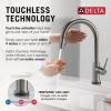 imageDelta Faucet Trinsic Touch Kitchen Faucet with Touchless Technology Kitchen Faucet with Pull Down Sprayer Chrome Kitchen Sink Faucet Touchless Kitchen Faucet Chrome 9159TLDSTBlack Stainless