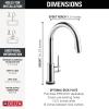 imageDelta Faucet Trinsic Touch Kitchen Faucet with Touchless Technology Kitchen Faucet with Pull Down Sprayer Chrome Kitchen Sink Faucet Touchless Kitchen Faucet Chrome 9159TLDSTChrome