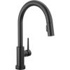 imageDelta Faucet Trinsic Touch Kitchen Faucet with Touchless Technology Kitchen Faucet with Pull Down Sprayer Chrome Kitchen Sink Faucet Touchless Kitchen Faucet Chrome 9159TLDSTMatte Black