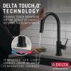 imageDelta Faucet Trinsic Touch Kitchen Faucet with Touchless Technology Kitchen Faucet with Pull Down Sprayer Chrome Kitchen Sink Faucet Touchless Kitchen Faucet Chrome 9159TLDSTMatte Black