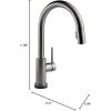 imageDelta Faucet Trinsic Touch Kitchen Faucet with Touchless Technology Kitchen Faucet with Pull Down Sprayer Chrome Kitchen Sink Faucet Touchless Kitchen Faucet Chrome 9159TLDSTBlack Stainless