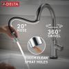 imageDelta Faucet Trinsic Touch Kitchen Faucet with Touchless Technology Kitchen Faucet with Pull Down Sprayer Chrome Kitchen Sink Faucet Touchless Kitchen Faucet Chrome 9159TLDSTArctic Stainless