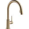 imageDelta Faucet Trinsic Touch Kitchen Faucet with Touchless Technology Kitchen Faucet with Pull Down Sprayer Chrome Kitchen Sink Faucet Touchless Kitchen Faucet Chrome 9159TLDSTChampagne Bronze