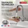 imageDelta Faucet Trinsic Touch Kitchen Faucet with Touchless Technology Kitchen Faucet with Pull Down Sprayer Chrome Kitchen Sink Faucet Touchless Kitchen Faucet Chrome 9159TLDSTArctic Stainless