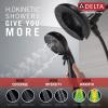 imageDelta Faucet Vesna 14 Series SingleHandle Shower Trim Kit with 5Spray H2Okinetic In2ition Dual Hand Held Shower Head with Hose Matte Black 144789BLI Valve IncludedMatte Black