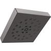 imageDELTA FAUCET 52484BL Delta H2Okinetic 4Setting UltraSoak Shower Head Matte BlackBlack Stainless