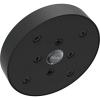 imageDelta Faucet H2Okinetic Single Setting Raincan Shower Head Black Round Shower Head Rainfall Shower Head High Pressure Shower Head 175 GPM Flow Rate Matte Black RP70175BLMatte Black