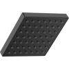 imageDelta Faucet Modern 5inch SingleSpray Shower Head Black Square Shower Head High Pressure Shower Head 175 GPM Flow Rate Matte Black RP101846BLMatte Black
