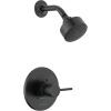 imageDelta Faucet Modern Raincan Round SingleFunction Shower Valve Trim Kit Gold Shower Faucet Set Rainfall Shower Head Gold Delta Shower Kit Champagne Bronze T14269CZPP Valve Not IncludedMatte Black