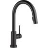 imageDelta Faucet Trinsic Touch Kitchen Faucet with Touchless Technology Kitchen Faucet with Pull Down Sprayer Chrome Kitchen Sink Faucet Touchless Kitchen Faucet Chrome 9159TLDSTMatte Black