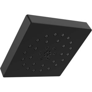 imageDELTA FAUCET 52484BL Delta H2Okinetic 4Setting UltraSoak Shower Head Matte BlackMatte Black