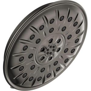 imageDelta Faucet 4Spray TouchClean Shower Head with H2OKinetic PowerDrench Spray and UltraSoak Spray Matte Black 52487BLBlack Stainless