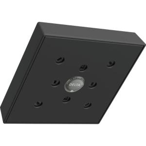 imageDelta Faucet RP70171BL Shower Head with H2O Kinetic Technology Matte Black  175 GPM Water FlowMatte Black