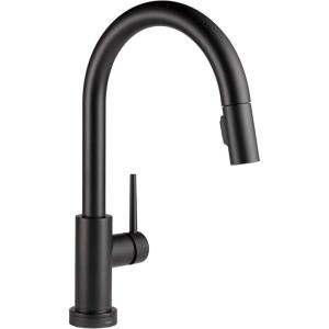 imageDelta Faucet Trinsic Touch Kitchen Faucet with Touchless Technology Kitchen Faucet with Pull Down Sprayer Chrome Kitchen Sink Faucet Touchless Kitchen Faucet Chrome 9159TLDSTMatte Black