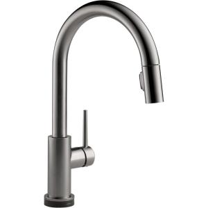 imageDelta Faucet Trinsic Touch Kitchen Faucet with Touchless Technology Kitchen Faucet with Pull Down Sprayer Chrome Kitchen Sink Faucet Touchless Kitchen Faucet Chrome 9159TLDSTBlack Stainless
