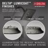 imageDELTA FAUCET 52160BL25 Delta H2Oknietic Single Setting UltraSoak Shower Head 25 GPM Water Flow Matte BlackBlack Stainless